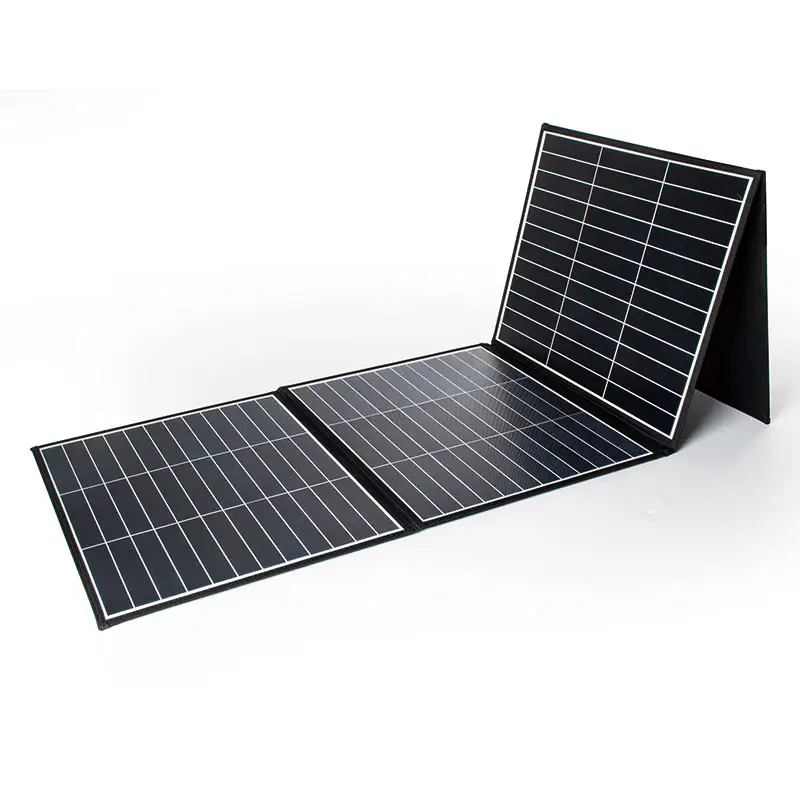 Portátil ao ar livre 100w Folding Painéis Solares Kit Painel Solar Dobrável Para Campistas