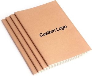 Customizable Printed A5 Kraft Composition Notebook with <b>Sewing</b> Binding 80 Sheets-Gift <b>for</b> Office or School Use - Product Image 1