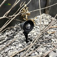 Rostfreie Aluminium-LED-Gartenleuchte Warmweiß Optional Außenbereich Garten-Baum-Spotleuchte Wegbeleuchtung Landschafts-Dekorlampe