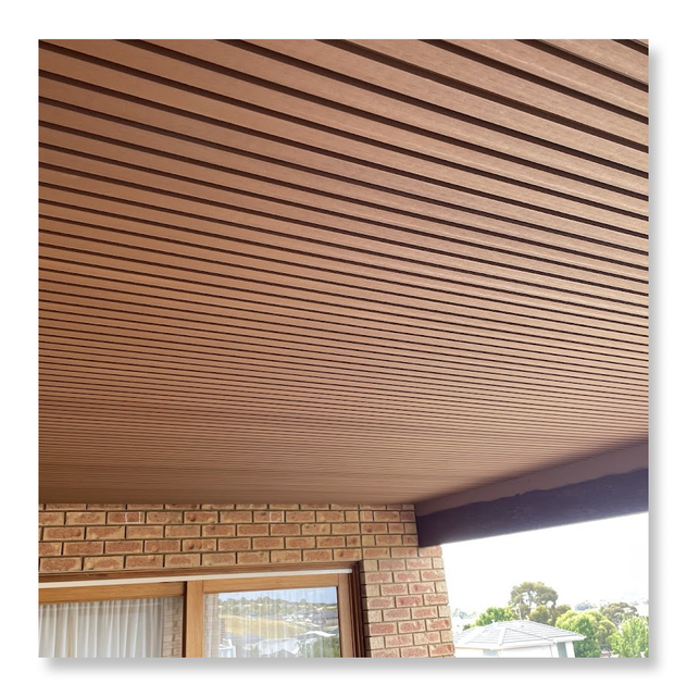 Customized Modern Waterproof Fireproof WPC Wall Panels & PVC Ceiling for Exterior Entertainment Use