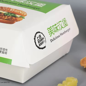 Personnalisé 77 Emballage Bio 9 Pouces Restauration Ondulé Hp10 Mcdonald'S Tailles Nouveau <span class=keywords><strong>Jambon</strong></span> Papier Carton Boîtes À Hamburger Et Frites - Product Image 3
