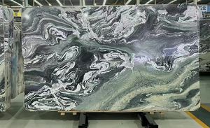 Losa Grande de Dolomita Azul Cristalina Moderna TMZ, de Alta Calidad, Pulida, Blanca, Impermeable, para Uso en Villas y Comercios - Product Image 4