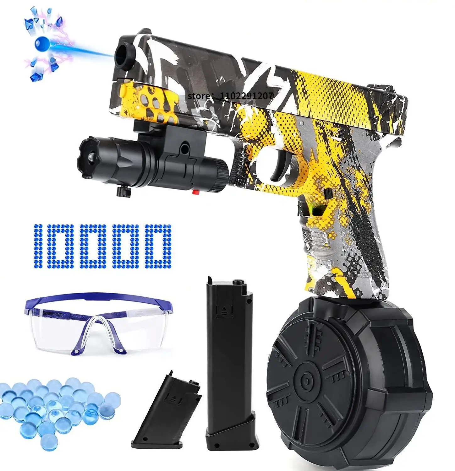 2023 Gel Ball Gun Blaster Electric Gel Blaster Gun Splatter Ball Gun