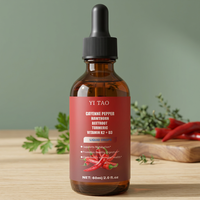 Extrait liquide concentré de capsaïcine de piment fort (Marque privée/OEM) pour la lutte antiparasitaire, la répulsion animale ou comme additif alimentaire