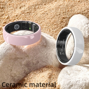 Bague Intelligente en Céramique 2026 pour Couple, Étanche 5ATM, Suivi d'Activité pour Hommes et Femmes, Contrôle via Application de Santé, Compatible Android, Bague Intelligente R12 - Product Image 5