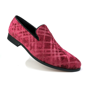 Mocassini eleganti da uomo in velluto con strass tinta unita Vintage <span class=keywords><strong>scarpe</strong></span> eleganti da <span class=keywords><strong>smoking</strong></span> classiche - Product Image 1