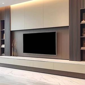 Tủ Tivi Gỗ Hiện Đại Tích Hợp Giá Sách, Tủ Tivi Treo Tường, Kệ Để Đồ Cho Phòng Khách - Product Image 3