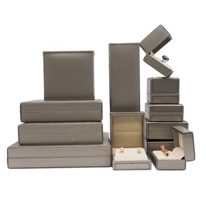 Embalaje personalizado caja de anillo colgante de impresión de logotipo conjunto de joyas de pulsera de gran conjunto de caja - Product Image 3