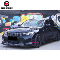 Ailerons avant en fibre de carbone sèche style TAKD pour pare-chocs avant BMW LCI G20 G21 320i 330i M340i Série 3