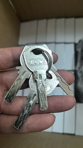 Serrures de sécurité supérieures en métal de qualité avec clés de différents modèles, kits de cadenas de sécurité en acier inoxydable pour machines de <span class=keywords><strong>jeu</strong></span> - Product Image 5