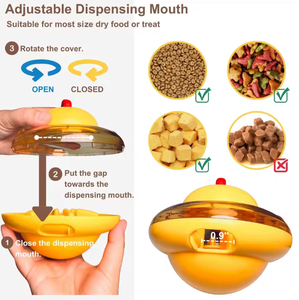 Palla Dispensatrice di Cibo per Animali Domestici a Forma Quadrata, Giocattolo da Masticare in Plastica Solida Ecologica per Auto-Intrattenimento, Mangiatoia Lenta per Gatti - Product Image 4