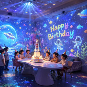 PVC Material <b>3D</b> Projection Mapping <b>Projector</b> for Customizable Theme Projection, Holographic Immersive Space, and Interactive Bir - Product Image 5