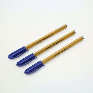 Papelería de Oficina, Bolígrafos de Punta Fina, Paquete de 50 Unidades, Caja de Bolígrafos de Plástico Azul - Product Image 1