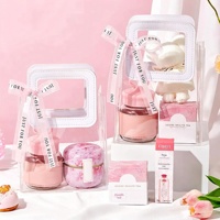 Set Hadiah Suvenir Pernikahan dengan Tas Transparan, Hadiah Elegan untuk Pengiring Pengantin, Baby Shower, dan Pesta Ulang Tahun