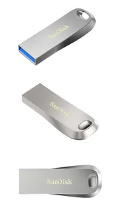 Sandisk แฟลชไดรฟ์100% USB SDCZ74,หน่วยความจำเพนไดรฟ์3.1เมกะไบต์/วินาทีการเข้ารหัสโลหะ U ดิสก์128แหล่งกำเนิดสินค้า256 16GB 32GB 64GB 150 GB
