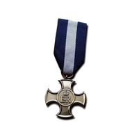 Prix d'usine Médaille personnalisée 2D/3D de la Première Guerre mondiale et de la Seconde Guerre mondiale, britannique et allemande, avec ruban, et trophées, plaqué or antique