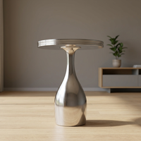 Runder Aluminiumtisch