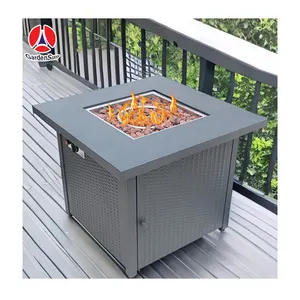 OEM ODM 21 Anos Fabricante Atacado ISO9001 CE gás ao ar livre inoxidável fire pit