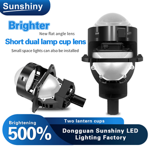 مصباح سيارة sunligh SC1 W 20000LM 3 بوصة ثنائية عدسة عالمية مصباح أمامي للسيارة بدون فقدان تركيب شعاع مزدوج مصباح ليد - Product Image 2