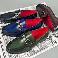 Büros chuhe aus echtem Leder Atmungsaktive Slipper Business-Schuhe Business-Schuhe Hochwertige Gummi-Einlegesohle Herren-Freizeit schuhe