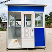 Cbox – poste de sécurité Portable moderne en acier, maison de garde, kiosque, stand de sécurité
