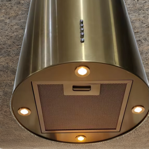 <span class=keywords><strong>Hotte</strong></span> aspirante électrique ALK 220V Gold Range pour cuisine ouverte, suspension au <span class=keywords><strong>plafond</strong></span>, cheminée supérieure, extraction de fumée - Product Image 2