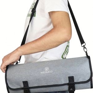 Bolsa Enrollable Portátil para Cuchillos de Chef con Bolsillos para Utensilios, Organizador de Herramientas de Cocina para Camping, Barbacoa, Cocina al Aire Libre y Viajes - Product Image 4