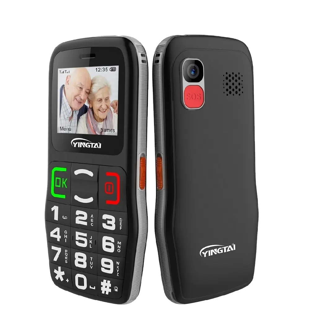 The cheapest wireless basic sos button senior gsm 3g tiny 1.77inch home mobile feature phones without camera non camera