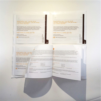 Étiquettes autocollantes multi-pages format livret de directions, à déchirer, design double couche, étiquettes personnalisées imperméables, 1 pièce acceptée