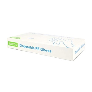 OEM/ODM Medium Thickness <b>Disposable</b> PE Hand <b>Gloves</b> Safety Kitchen Resistant Transparent Food Wholesale for Household - Product Image 1