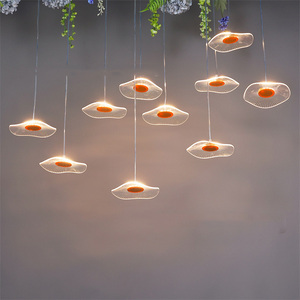 Mới đám cưới đạo cụ Acrylic sáng Osmanthus treo chuỗi đám cưới hội trường khách sạn tiệc trần đèn trang trí. - Product Image 6