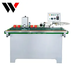 WFSEN MF260T armário acrílico pequeno para carpintaria manual automática curva borda máquina de bandagem