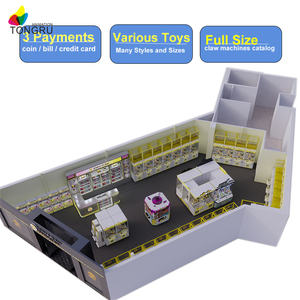 Machine à griffes avec graphiques personnalisés, idéale pour les magasins de jouets, mettant en valeur les peluches et attirant les enfants et les parents - Product Image 1