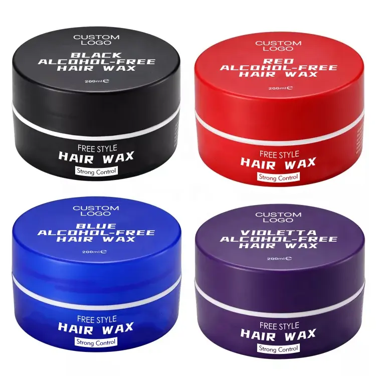 Wholesale Private Label Hair Wax Pomade Natural Organic Gel Alcohol-Free Hair Wax