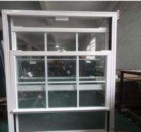 Ventana de PVC de Estilo Simple para Casa Moderna con Diseño de Rejillas, Precio de Fábrica, Ventanas de Plástico