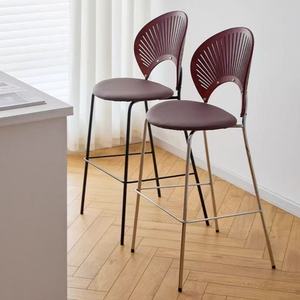 Tabouret de bar moderne, tabouret de comptoir rembourré élégant pour îlot de cuisine et intérieurs de bar - Product Image 5