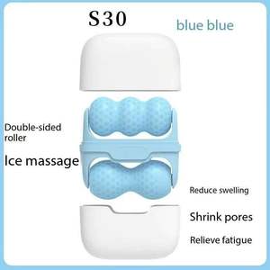 Appareil de rajeunissement cutané à double tête avec rouleau de glace, compresse froide portable pour le soin et le lifting à domicile - Product Image 3