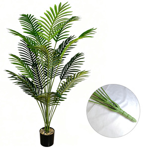 Nouvelle Offre 2025 : Palmier Tropical Artificiel de 125 cm Résistant aux UV, Plante en Pot Écologique et Durable pour Aménagement Paysager, Maison et Hôtel - Product Image 3