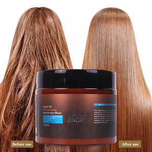 Promoción: Mascarilla Capilar de Queratina con Aceite de Argán Herbal, Crema Orgánica Reparadora, Suavizante e Hidratante para Cabello Seco, Compra 10 y Obtén 1 Gratis - Product Image 5