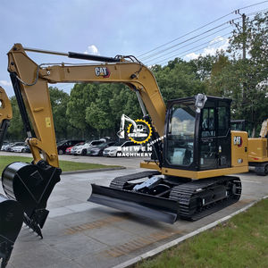 Mini-excavatrice sur chenilles CAT307 de 7 tonnes en bon état, certifiée CE EPA, moteur, pompe, capacité de la benne de 0,35 m³, roulement facile à installer - Product Image 4