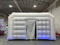 Cabine de yoga gonflable personnalisée, portable, blanche, de qualité commerciale, pour la gymnastique et le yoga chaud