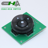 Interrupteur de navigation étanche CHA C5T07 avec symboles personnalisés et plusieurs couleurs LED au choix
