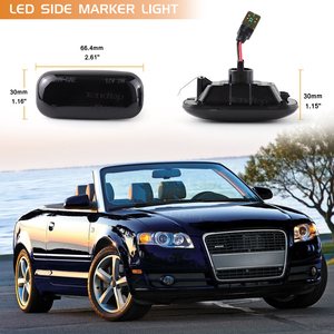 Amber Sequential Dynamic LED Sequential Container Flashback Signal Lights pour <span class=keywords><strong>Audi</strong></span> <span class=keywords><strong>A3</strong></span> A4 RS4 S4 B6 B7 2003-2008 - Product Image 3