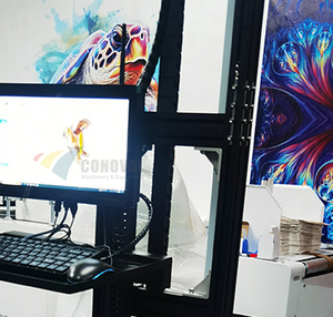 Machine d'impression jet d'encre portable pour fresques murales <span class=keywords><strong>3D</strong></span> avec <span class=keywords><strong>imprimante</strong></span> murale connectée à un ordinateur - Product Image 3