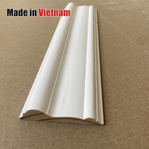 Molduras Decorativas de Madera de Pino Blanco Imprimado Directo de Fábrica - Rodapié Personalizado con Unión Dentada para Uso en Hoteles y Hospitales - Product Image 1