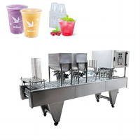 Machine à glaçons cubiques électrique automatique multifonctionnelle pour verre/plastique/papier, contrôlée par PLC, 14oz/12oz/16oz