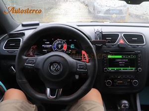 Cruscotto Digitale Virtuale per Volkswagen VW <span class=keywords><strong>Scirocco</strong></span> 2009-2016, Unità Strumenti Auto, Schermo Tachimetro - Product Image 2