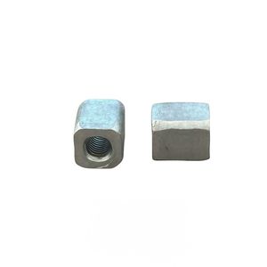Tuercas Cuadradas Hechas a Medida de Acero al Carbono Q235 Niqueladas para la Fabricación de Equipos de Transporte Ferroviario - Product Image 4