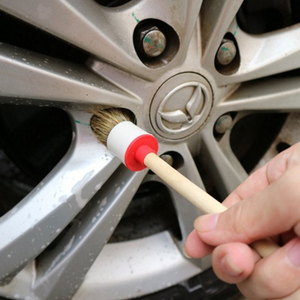 Ensemble de brosses de beauté Brosses de <span class=keywords><strong>d</strong></span>étail de voiture Se Premium Natural Boar Hair <span class=keywords><strong>Auto</strong></span> Cleaning Washing Interior or Exterior - Product Image 5