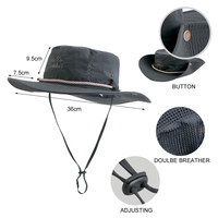Logo personnalisé en gros chapeau de soleil à large bord chapeaux seau d'été avec protection UV UPF 50 + pêche randonnée chapeaux de plage pour femmes hommes